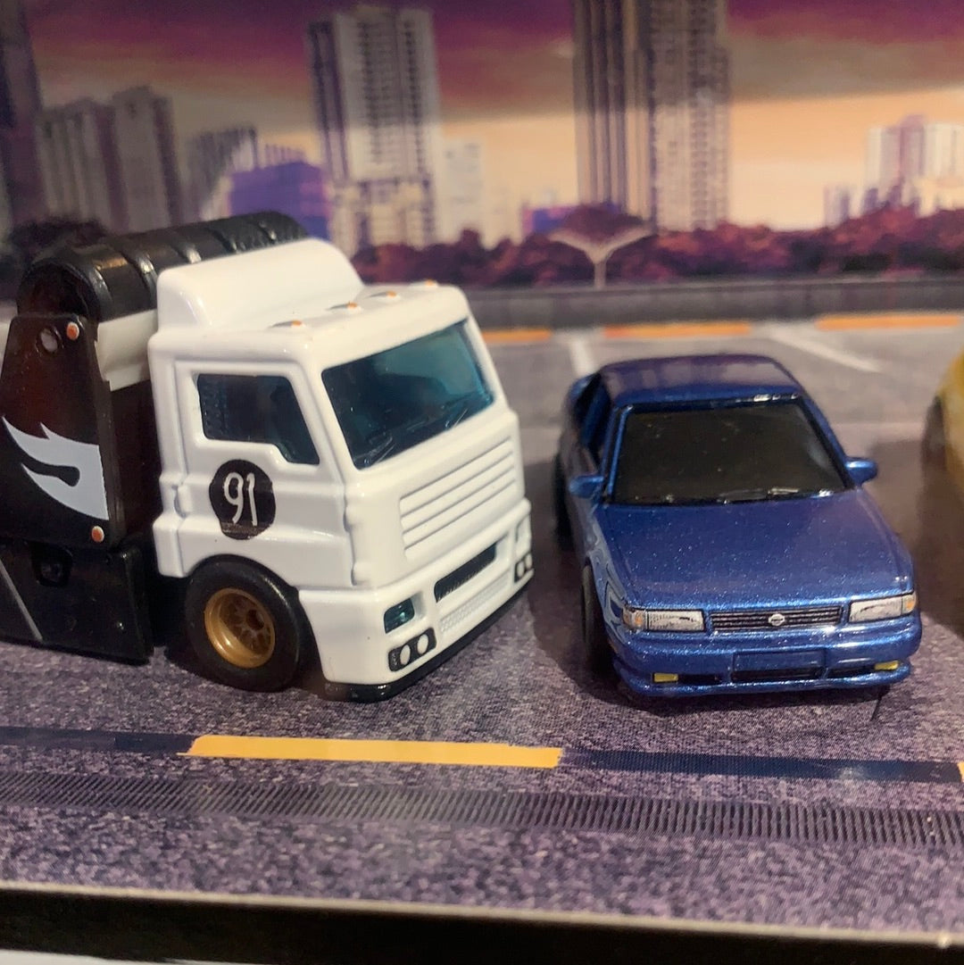 Hot Wheels : Un diorama premium set JDM