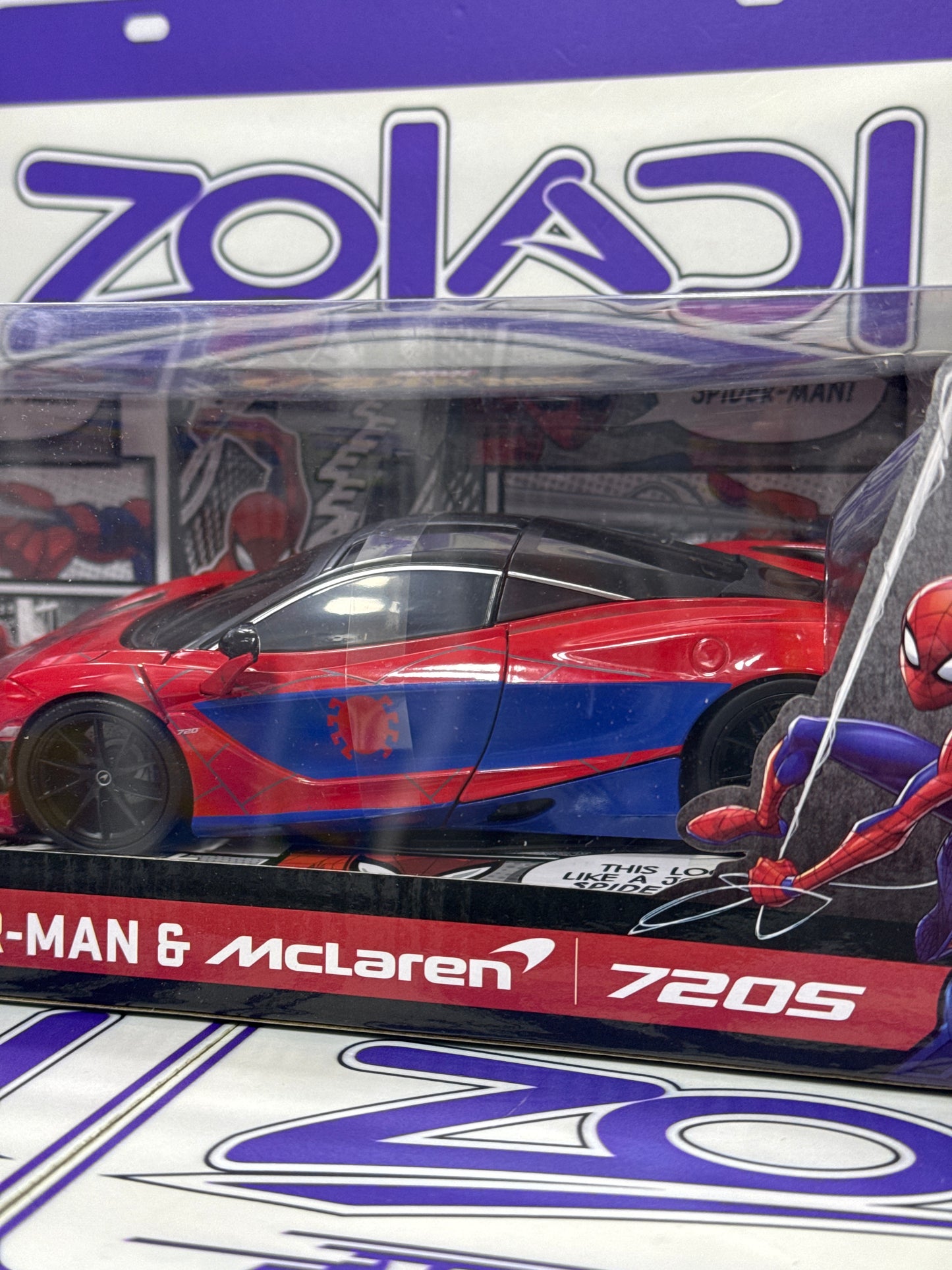 35764 SPIDERMAN Y MCLAREN 720S 1/24 JADA