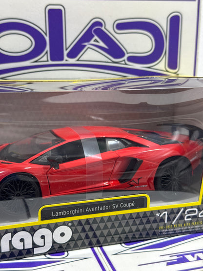 12327 LAMBORGHINI AVENTADOR SV COUPE 1/24 BURAGO