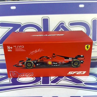 SF23 C Lecrerc #16 Ferrari (ACRYLIC WITH HELMET) 2023