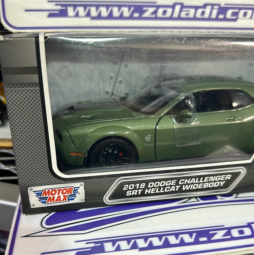 1/24 Motor Max 2018 Dodge Challenger SRT