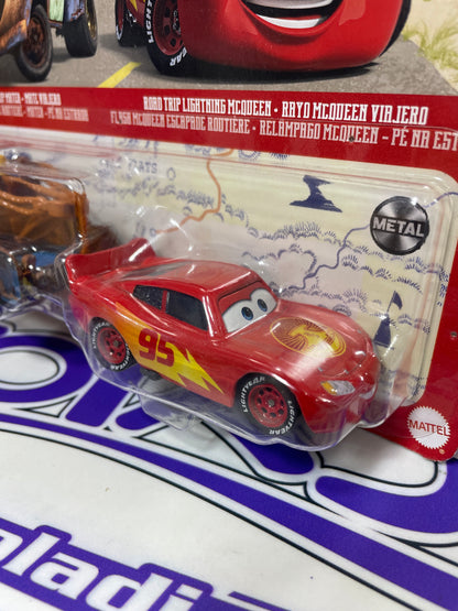 HLH57 CARS RAYO MCQUEEN Y MATE VIAJERO