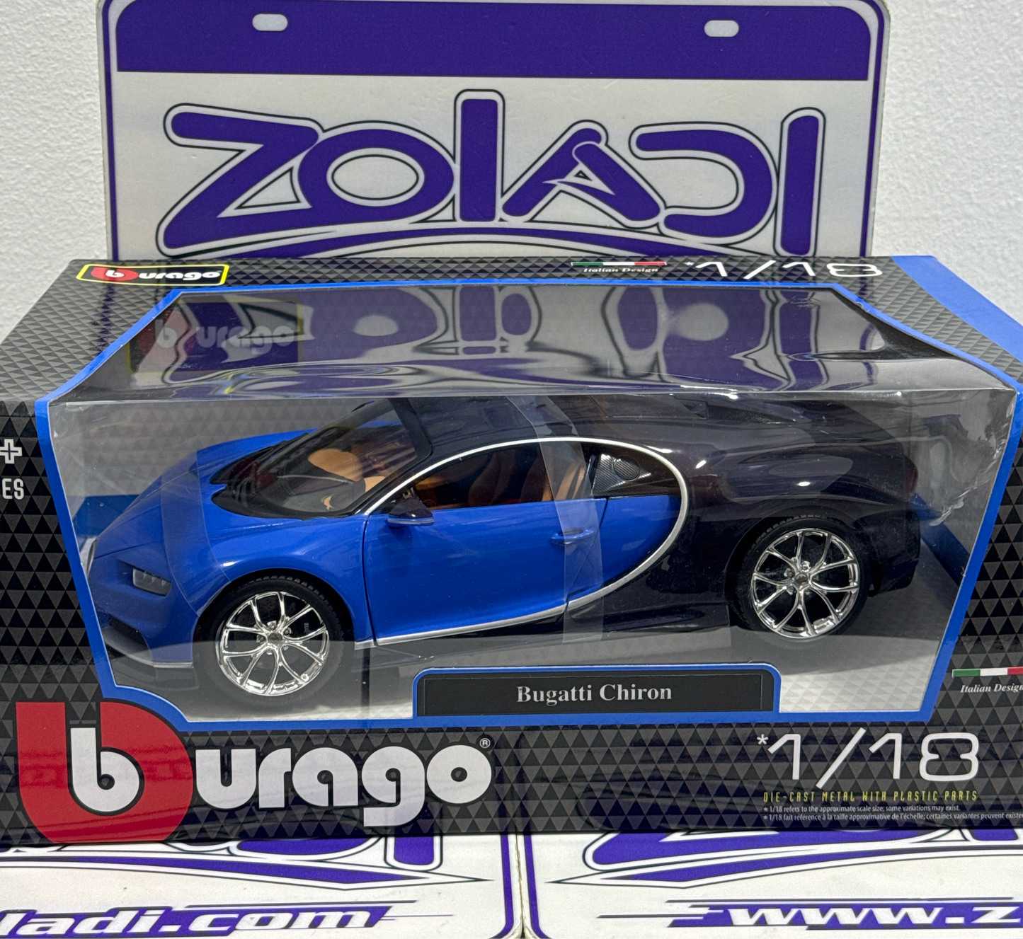 12326 BUGATTI CHIRON 1/18 BURAGO