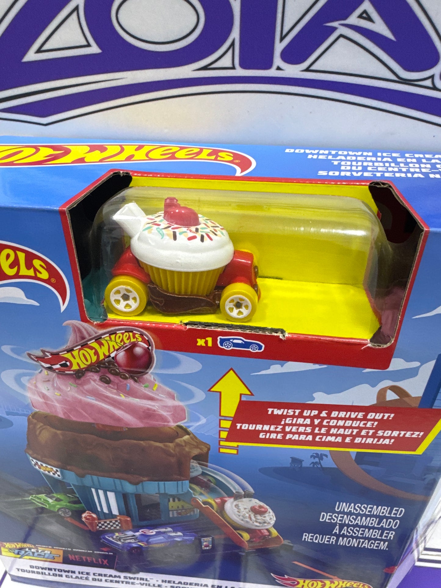 PROMO HTN77 DOWNTOWN ICE CREAM PISTA HOTWHEELS