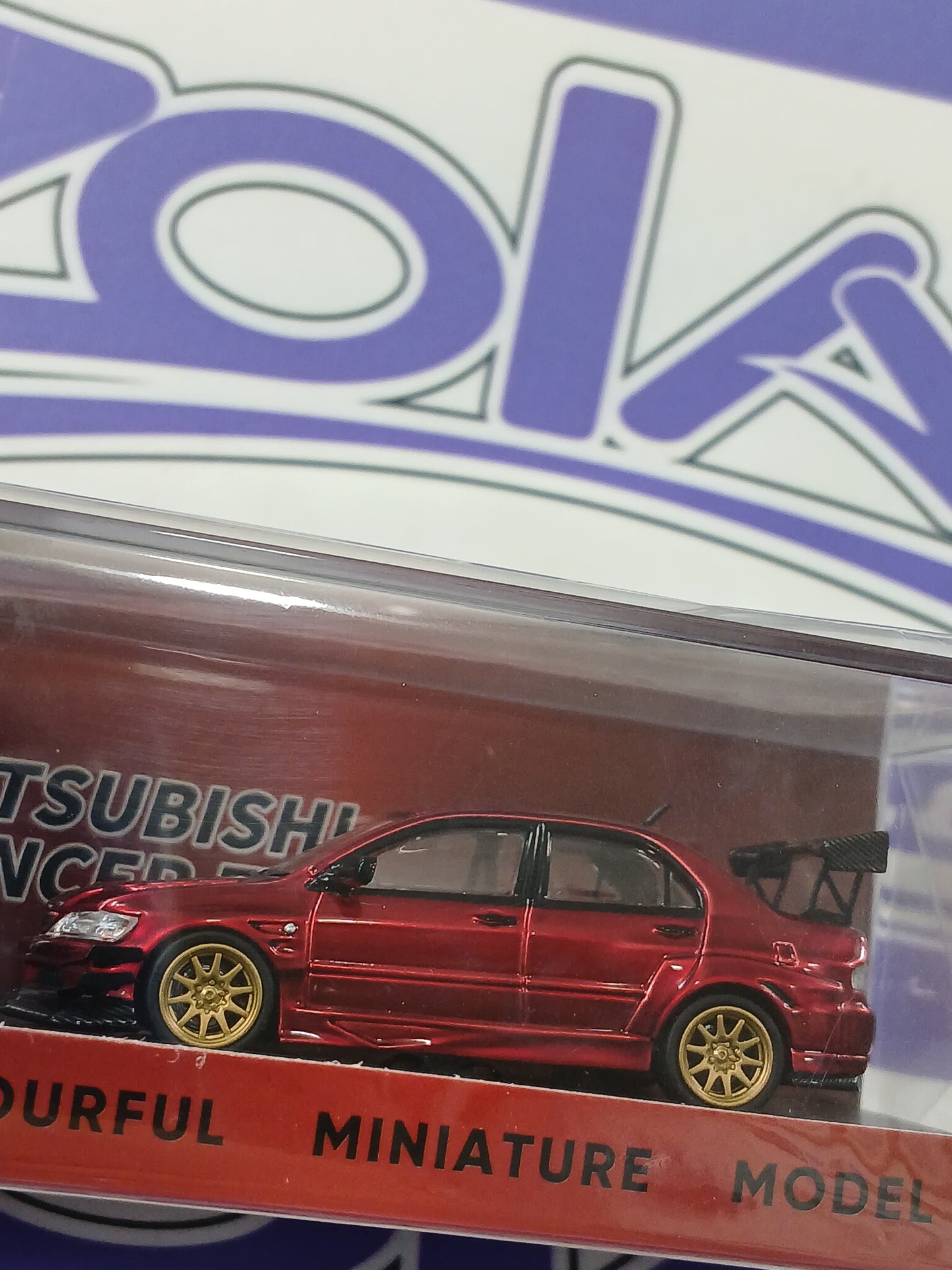 MITSUBISHI LANCER EVOLUTION IX COLORFUL MINIATURE