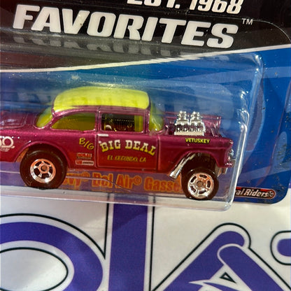 FLF43 55 Chevy Bel Air Gasser Hot Wheels Premium