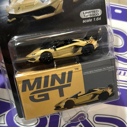 MINI GT LAMBORGHINI Aventador SVJ Roadster