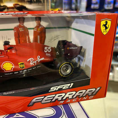 SF-21 C Sainz #55 Ferrari Escala 1/18