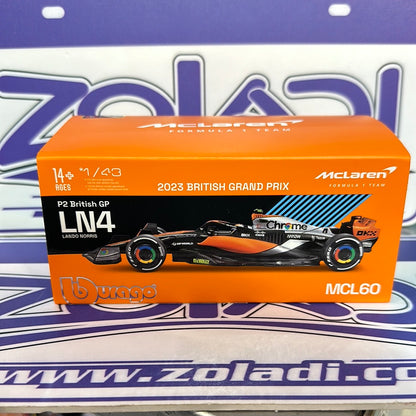 02418 BURAGO 2023 F11 MCL60 LANDO NORRIS C/Casco