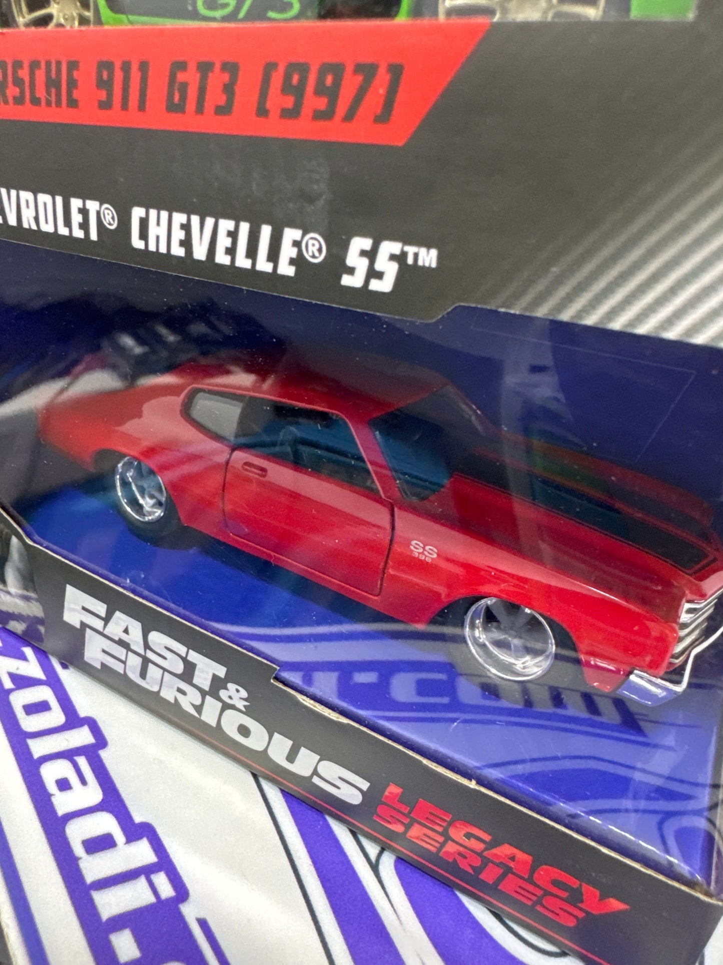 35692 1/32 PORSCHE 911 GT3 997 DOMS CHEVROLET CHEVELLE SS JADA