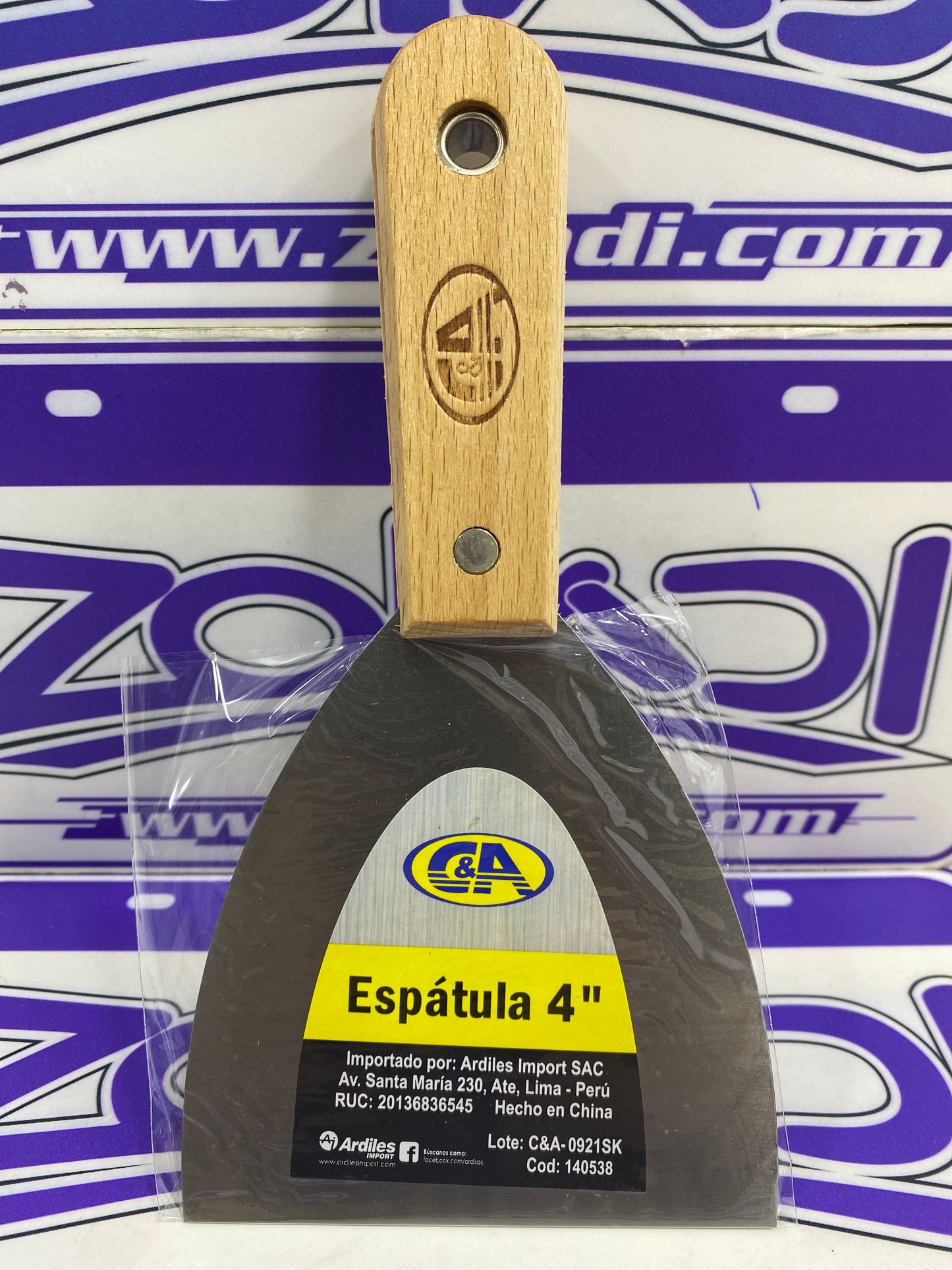 ESPÁTULA MADERA 4”