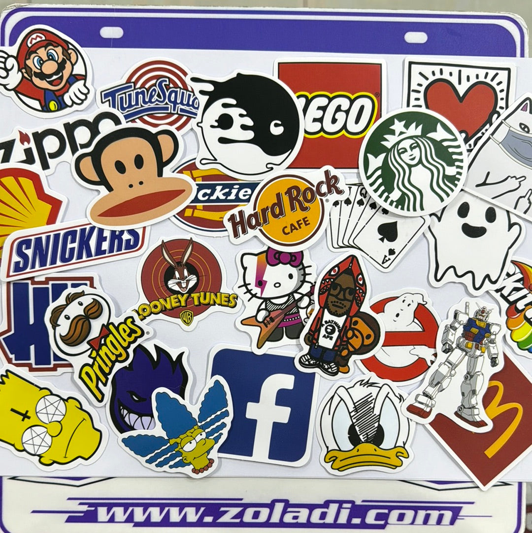 STICKERS VARIADOS PRECIO UNITARIO