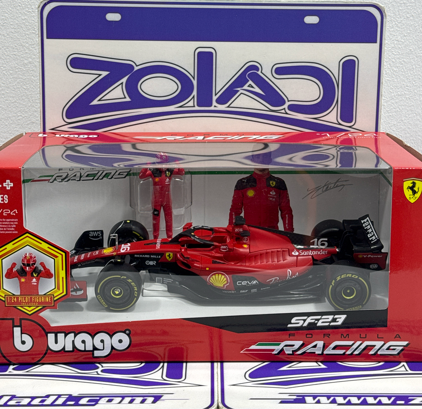 02426 SF23 FERRARI CHARLES LECLERC 1/24