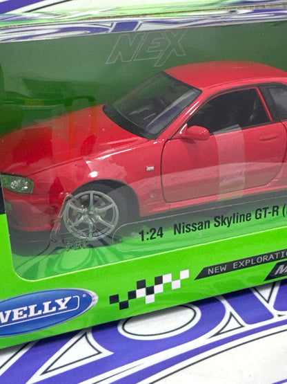 24108 NISSAN SKYLINE GTR R34 1/24 WELLY