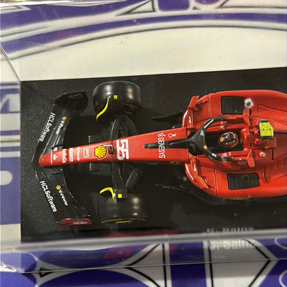 02416 SF23 CARLOS SAINZ #55 FERRARI (ACRILICO CON CASCO)