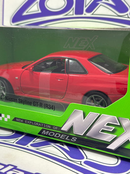 24108 NISSAN SKYLINE GTR R34 1/24 WELLY