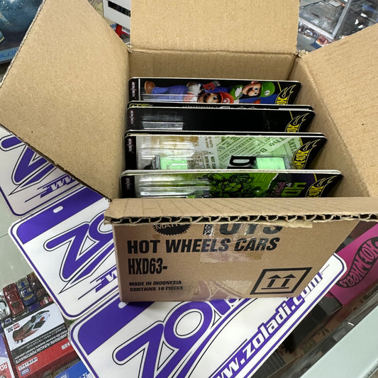 HDX63-956D HOTWHEELS PREMIUM CAJA DE 10 UNIDADES