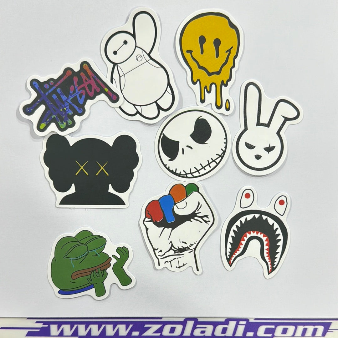 VARIED STICKERS UNIT PRICE