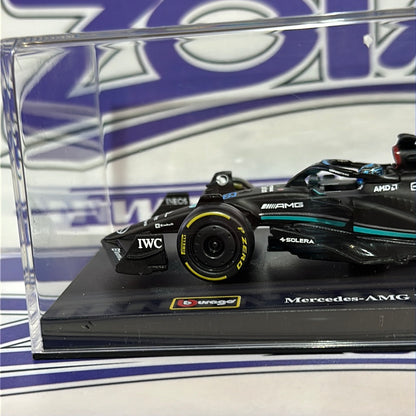 W14 George Russell #63 Mercedes (ACRYLIC WITH HELMET)i