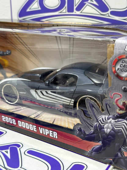 31750 VENOM Y DODGE VIPER 1/24 JADA SPIDERMAN