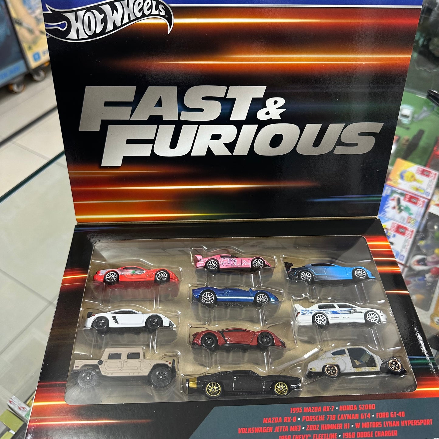 HVX27 PACK DE 10 FAST AND FURIOUS