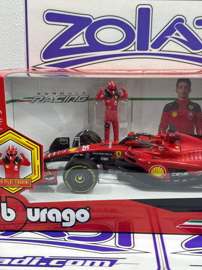 02426 SF23 FERRARI CHARLES LECLERC 1/24