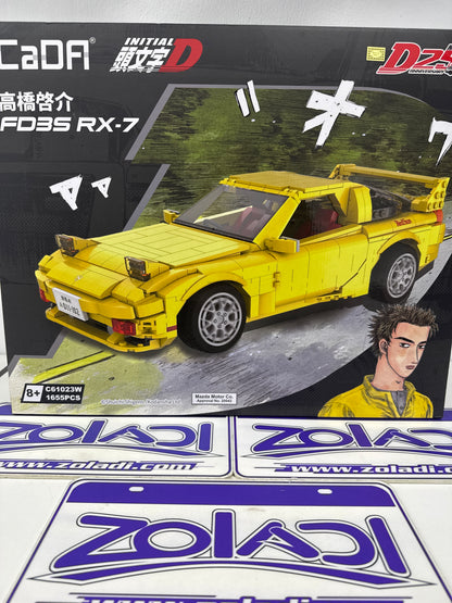 CADA MAZDA RX7 INITIAL D 1/12 LEGO