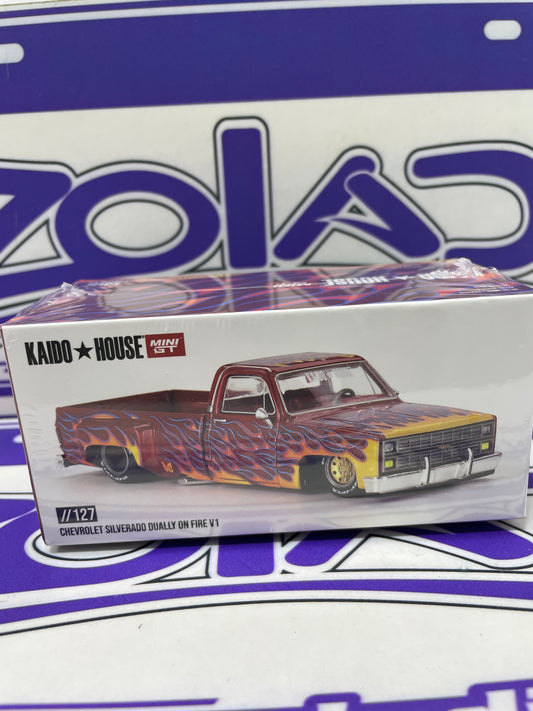 KAIDO HOUSE CHEVROLET SILVERADO DUALLY ON FIRE V1