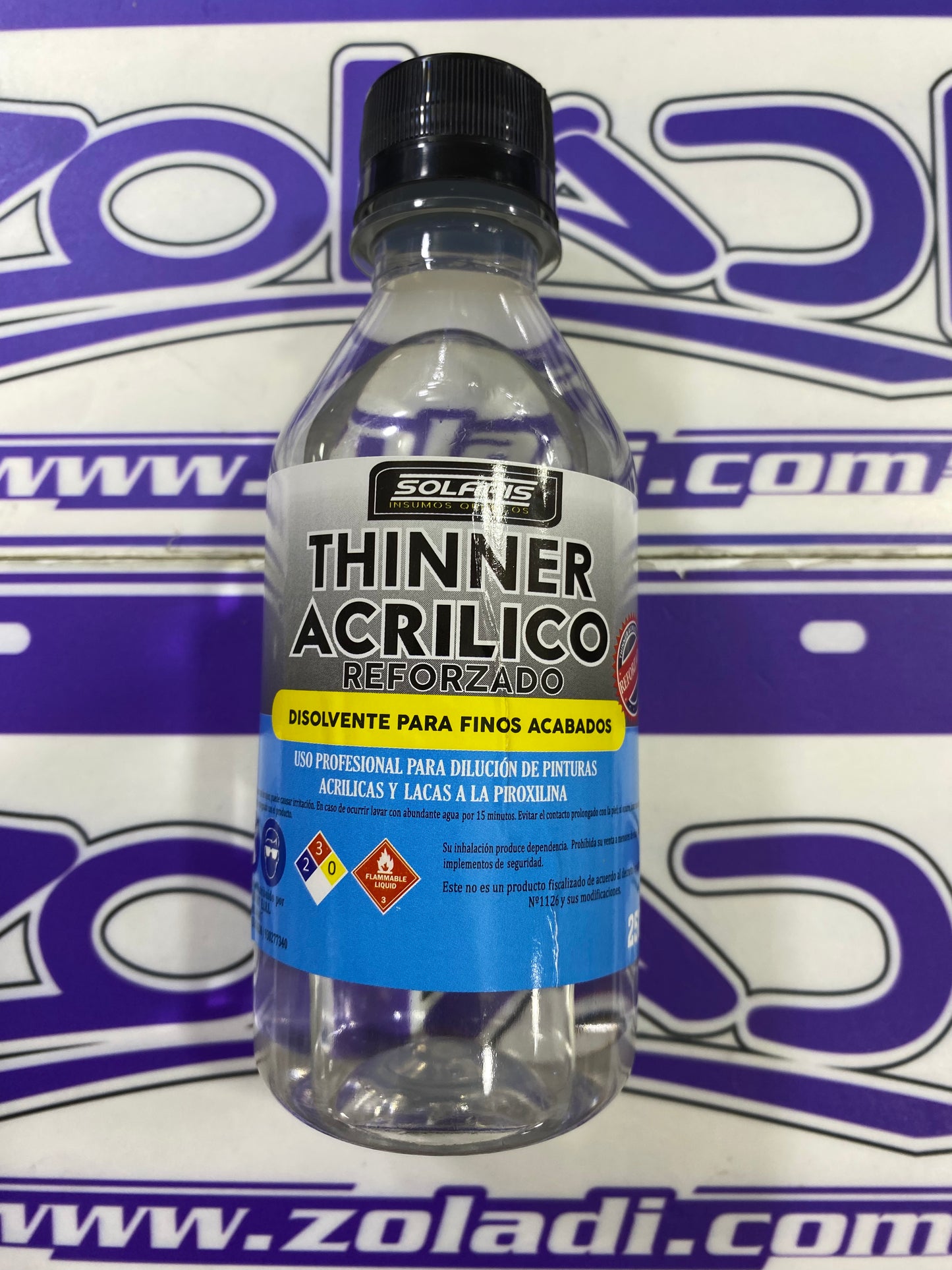 THINNER ACRILICO 250ml