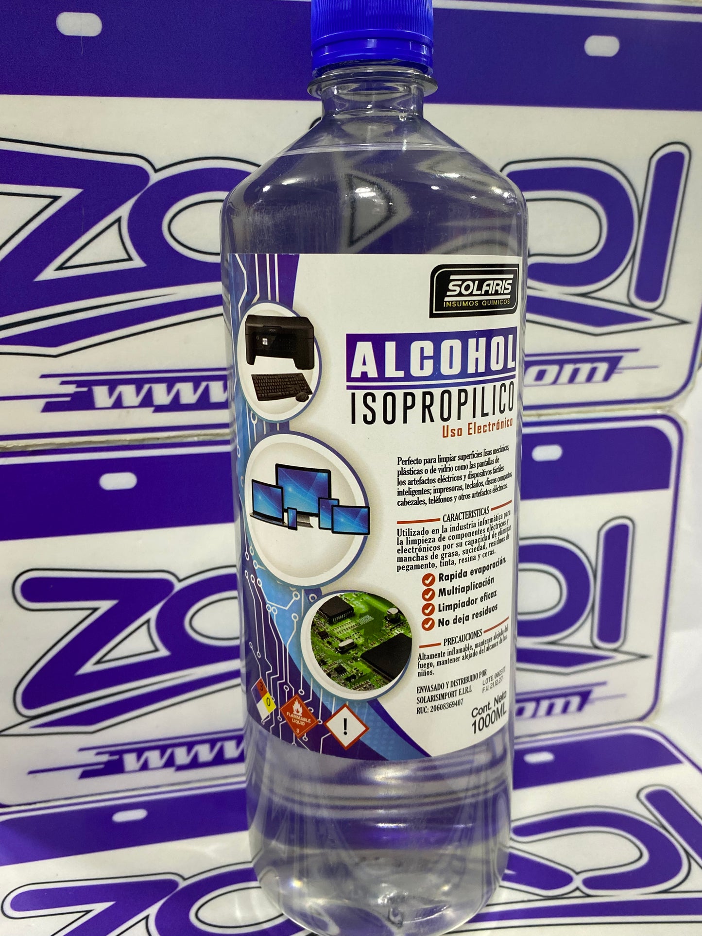 ALCOHOL ISOPROPILICO 1L