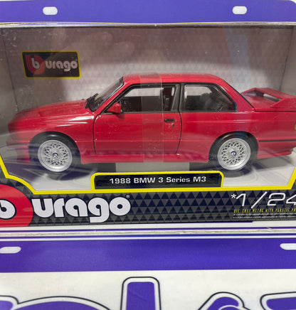 12342 1/24 1988 BMW 3 SERIES M3 BURAGO