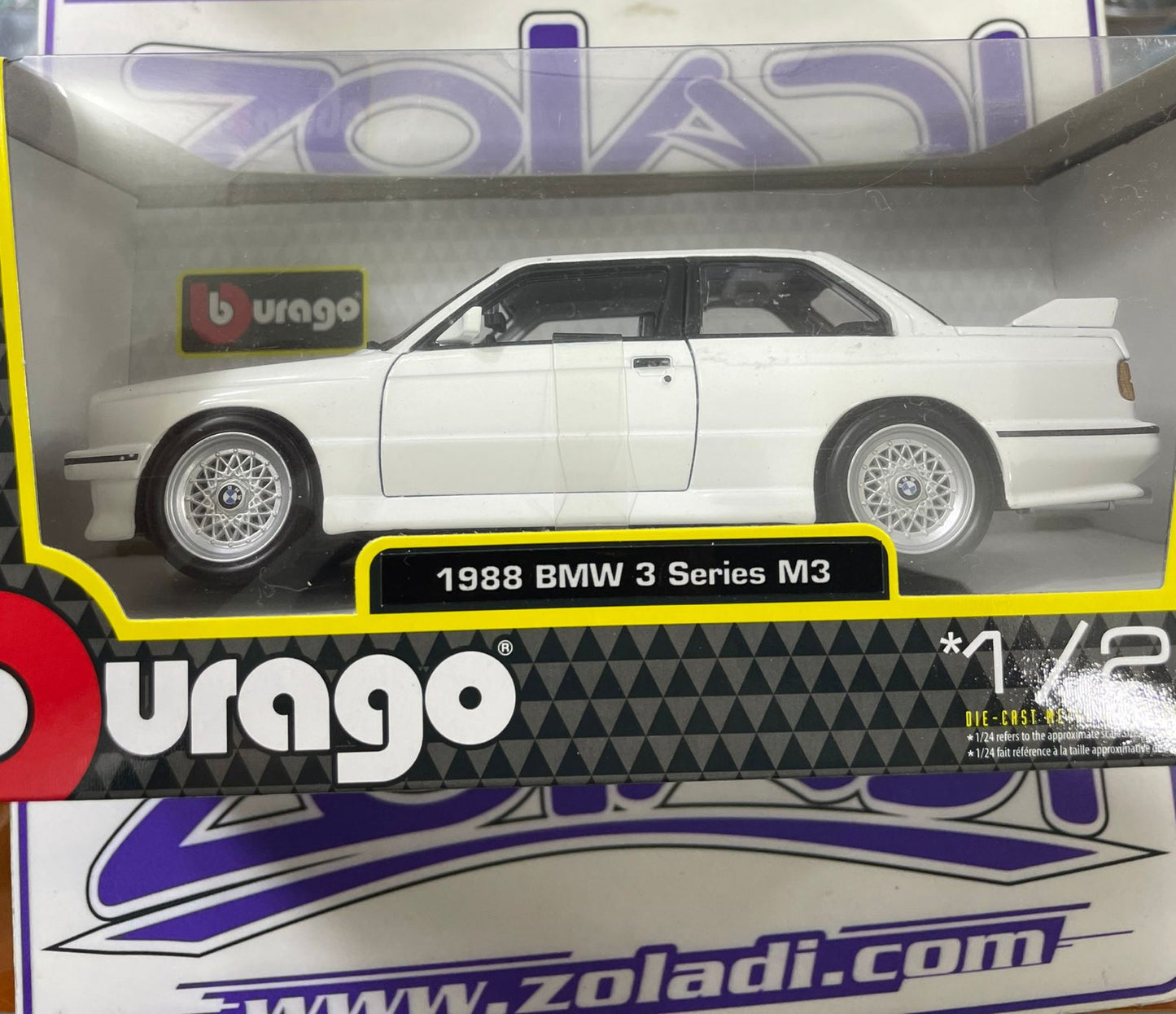 12342 1/24 1988 BMW 3 SERIES M3 BURAGO