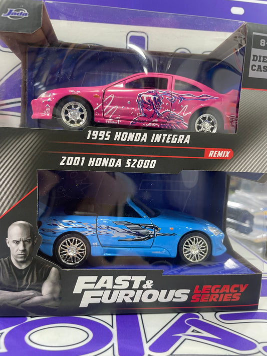 #35395 FAST & FURIOUS HONDA INTEGRA HONDA S2000 1/32