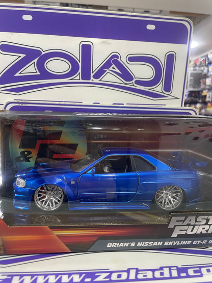 97173 NISSAN SKYLINE GTR R34 BRIANS FAST & FURIOUS