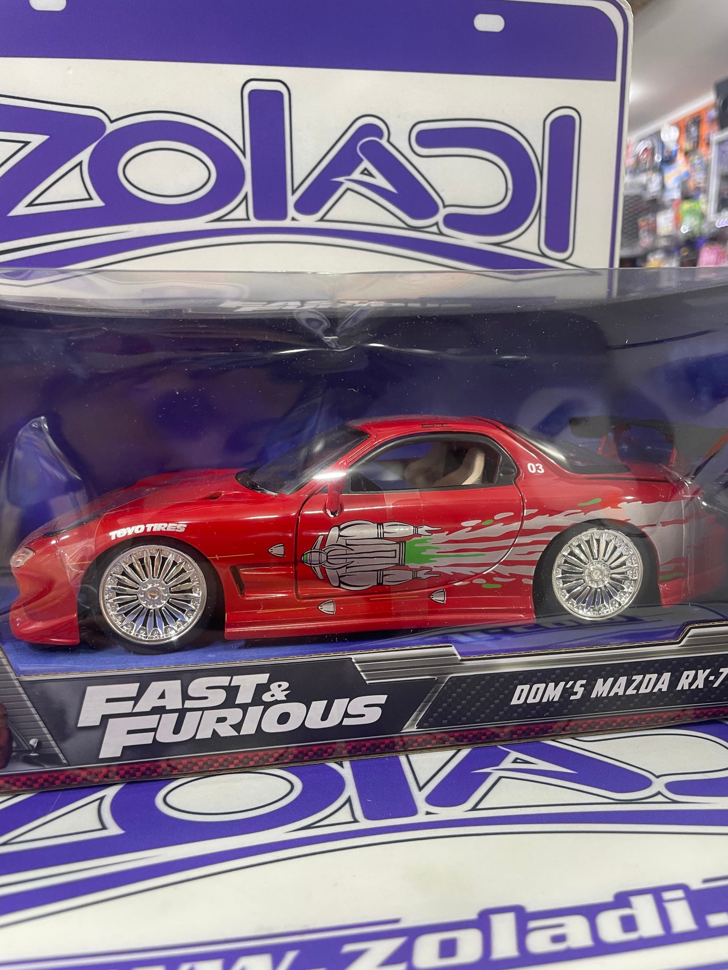 98338 1/24 DOMS MAZDA RX7 FAST & FURIOUS