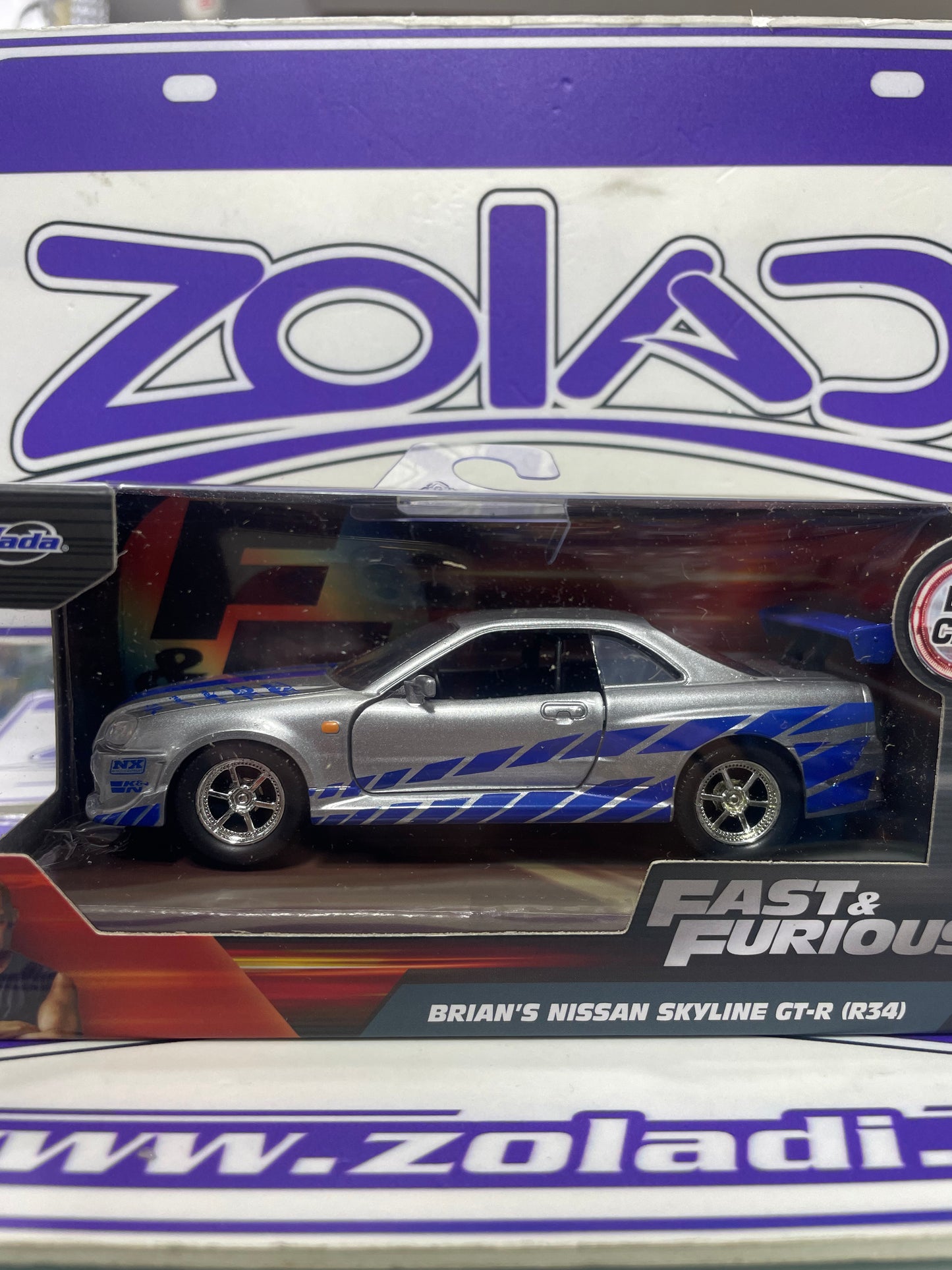 1/32 BRIAN NISSAN SKYLINE GTR34 97184