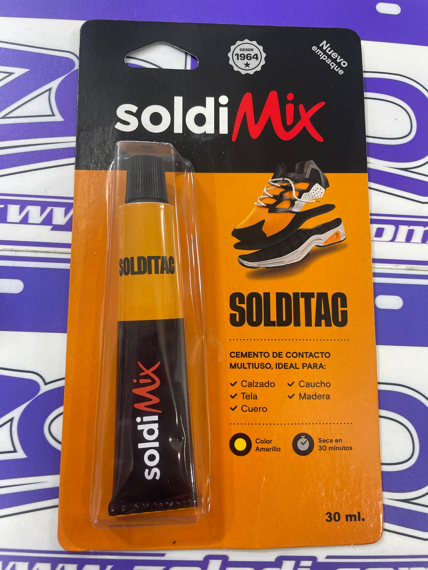 PEGAMENTO PARA ZAPATO SOLDITAC/SOLDIMIX