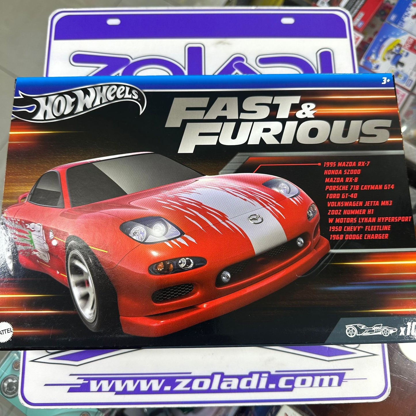 HVX27 PACK DE 10 FAST AND FURIOUS