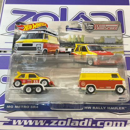 HCR29 Rally Hauler  Team Transport Hot Wheels Mg Metro 6R4