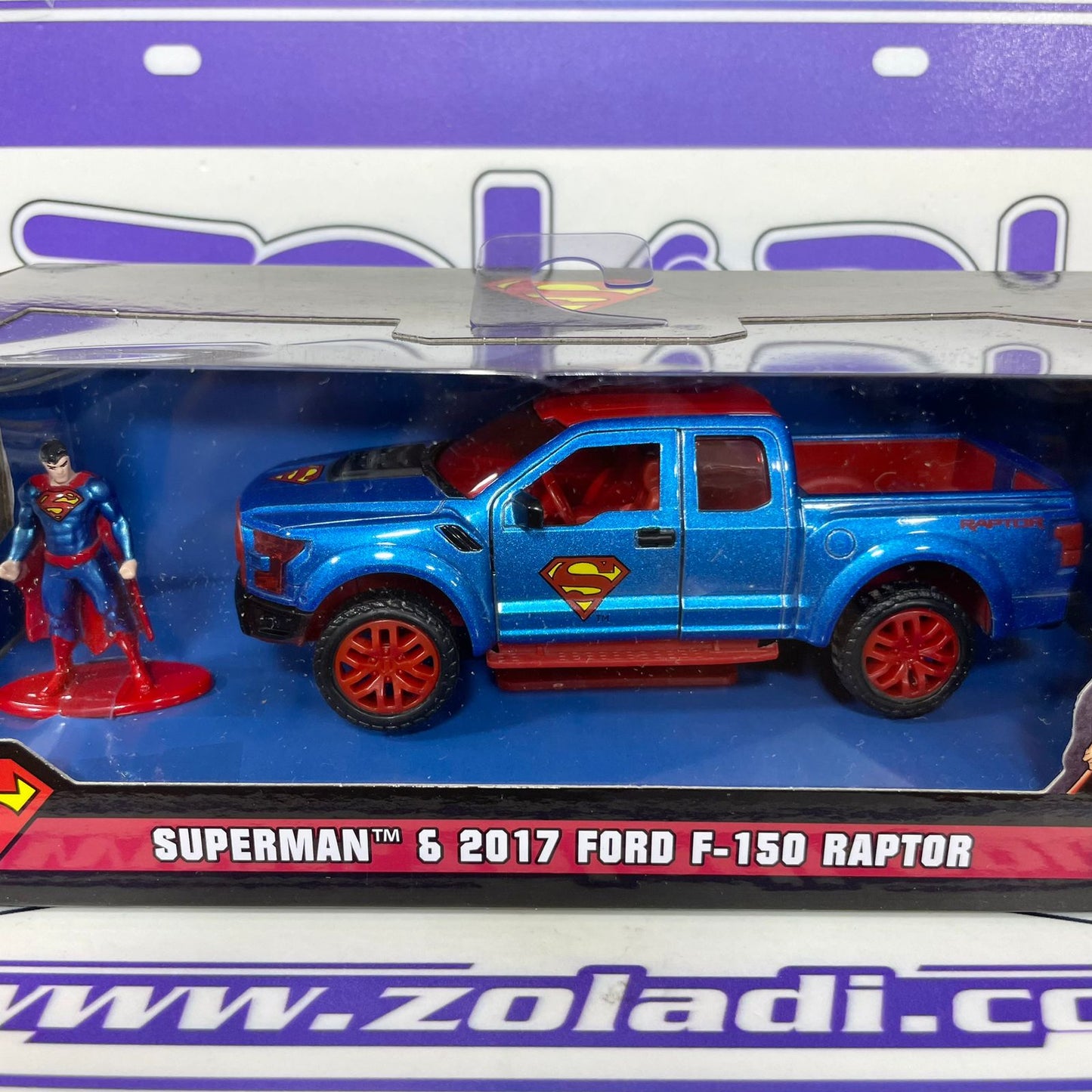 33092 SUPERMAN & 2017 FORD F-150 RAPTOR 1/32