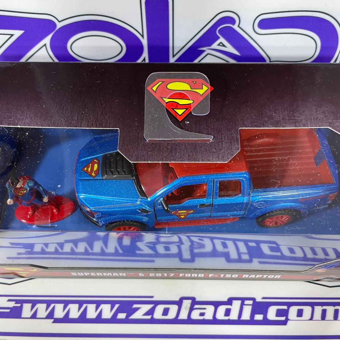 33092 SUPERMAN & 2017 FORD F-150 RAPTOR 1/32