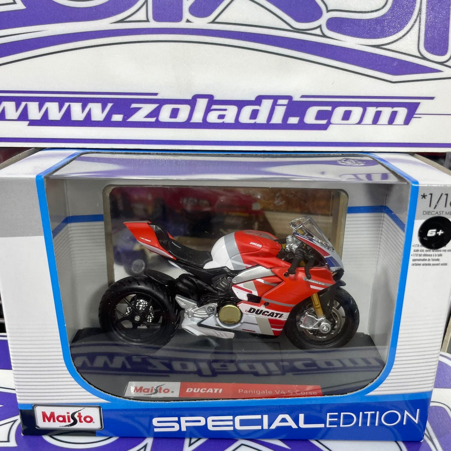 12342 DUCATI PANIGALE V4 S CORSE 1/18