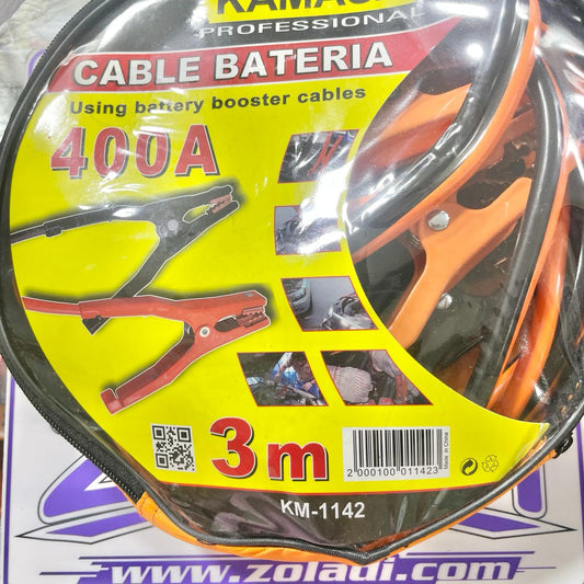 CABLE COCODRILO BATERIA 3M