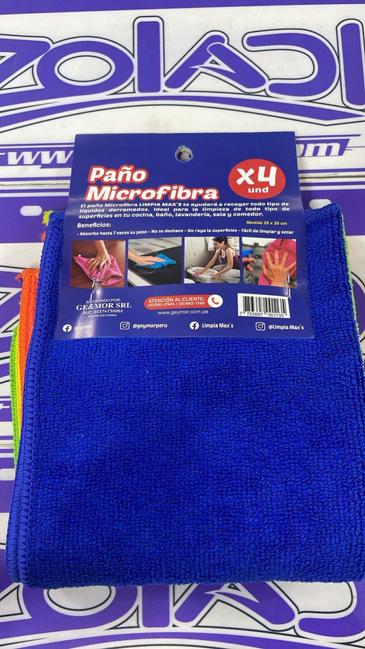 PAÑOS MICROFIBRA