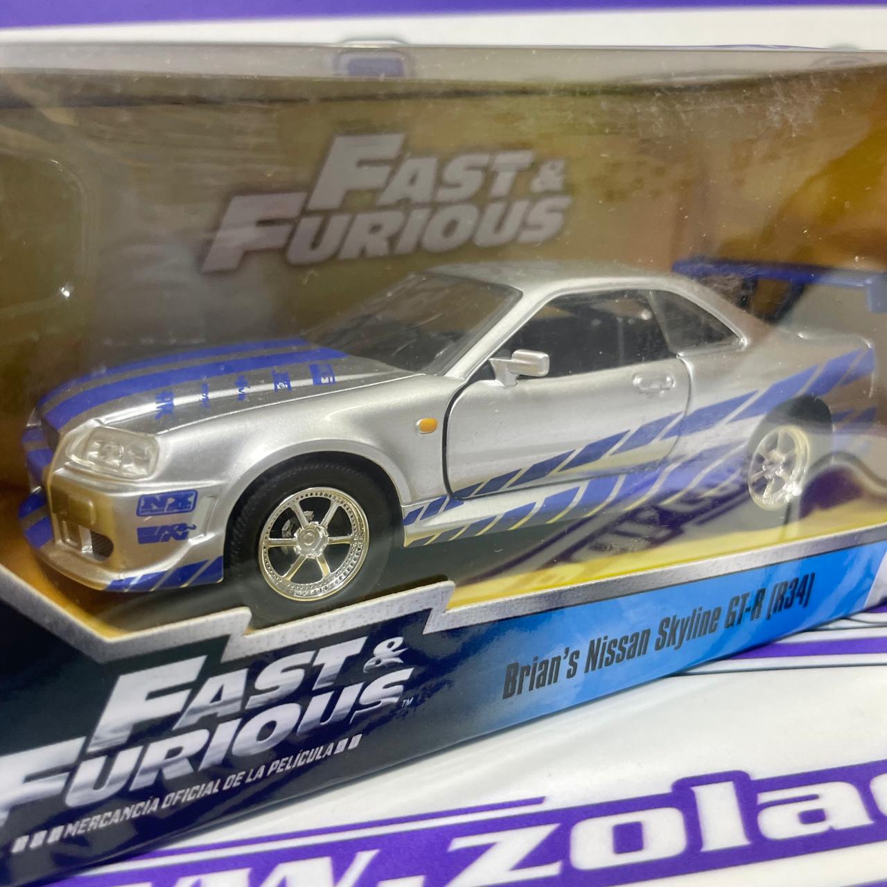 1/32 BRIAN NISSAN SKYLINE GTR34