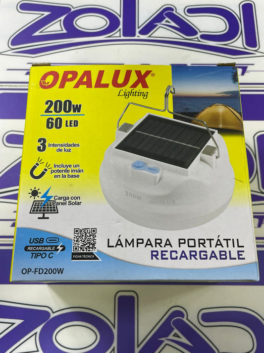 luz solar portatil recargable