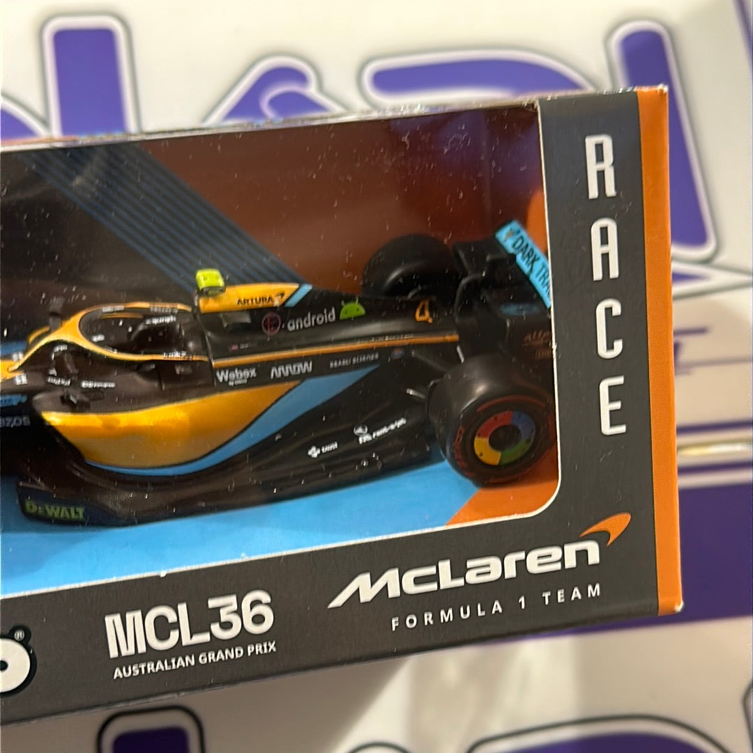 MCL36 Lando Norris #4 MCLAREN (WITHOUT ACRYLIC/WITHOUT HELMET)