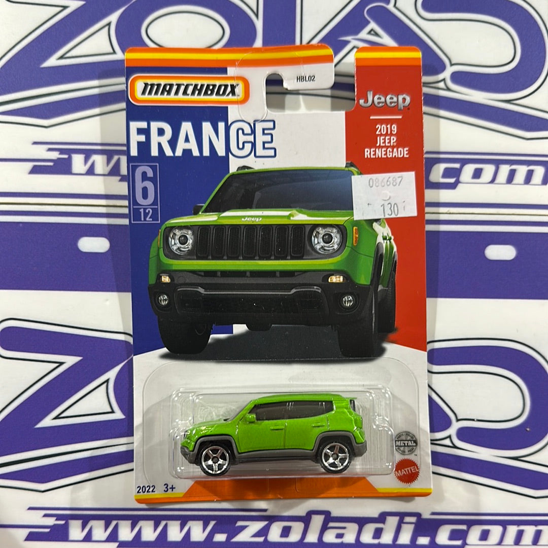 Jeep Renegade Matchbox