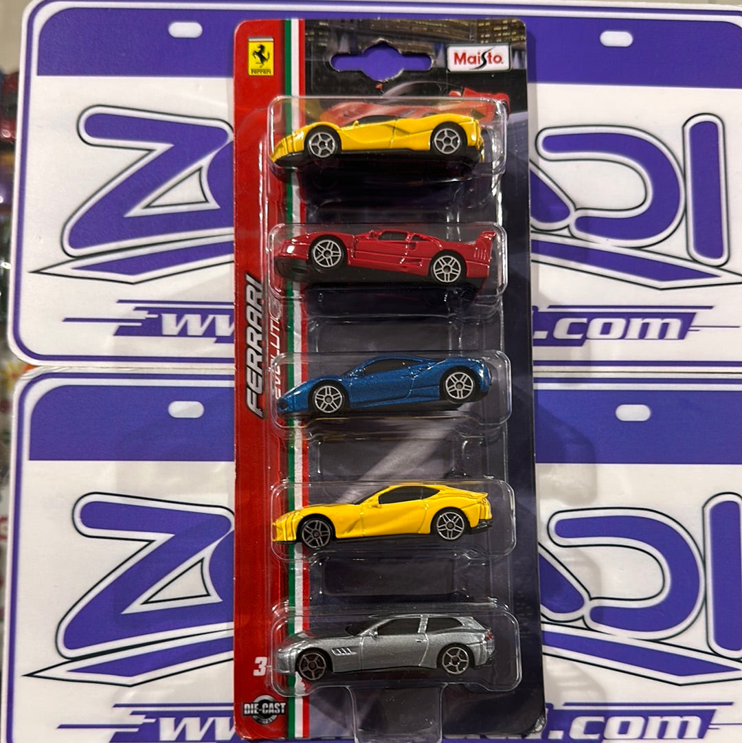 15509 Maisto 5pack Ferrari Colors