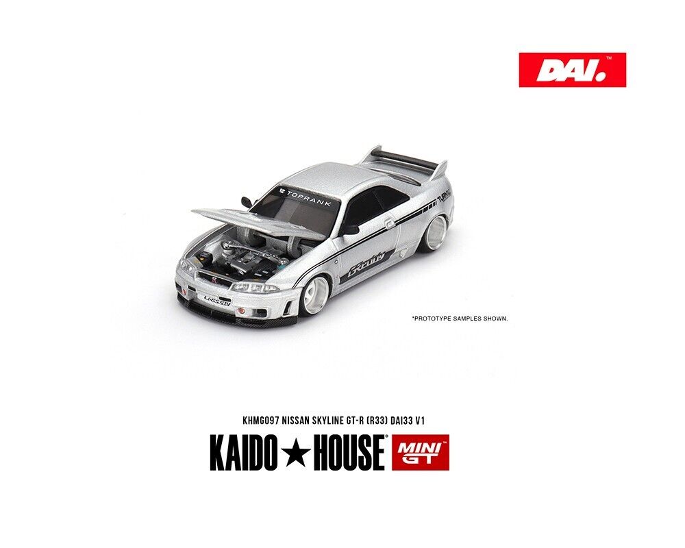 MINI GT NISSAN SKYLINE R33 V1 097 Kaido House